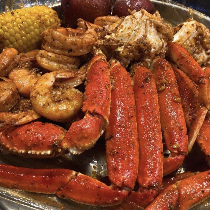 B) Shrimp (No Head) & Snow Crab